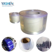 पोलर क्लियर रिब्ड पीवीसी स्ट्रिप परदा